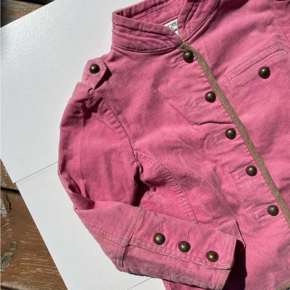 Cherokee Cotton Pink Corduroy Girls Jacket - Picture 8 of 9